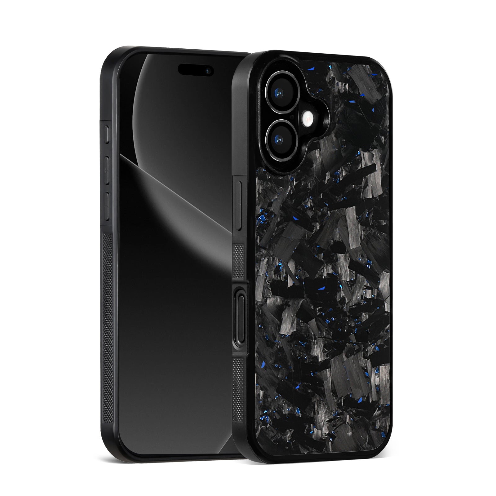 iPhone 17 Case Luxury Forged Textured Carbon Fiber MagneticMagSafe & Wireless Charging Protection Cover