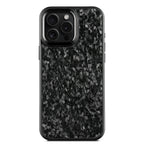 Luxury Gloss Real Carbon Fiber Armor Cover for IPhone 16 Pro Max 15 14 13 12 Case Wireless Charge Forged Fiber Cover