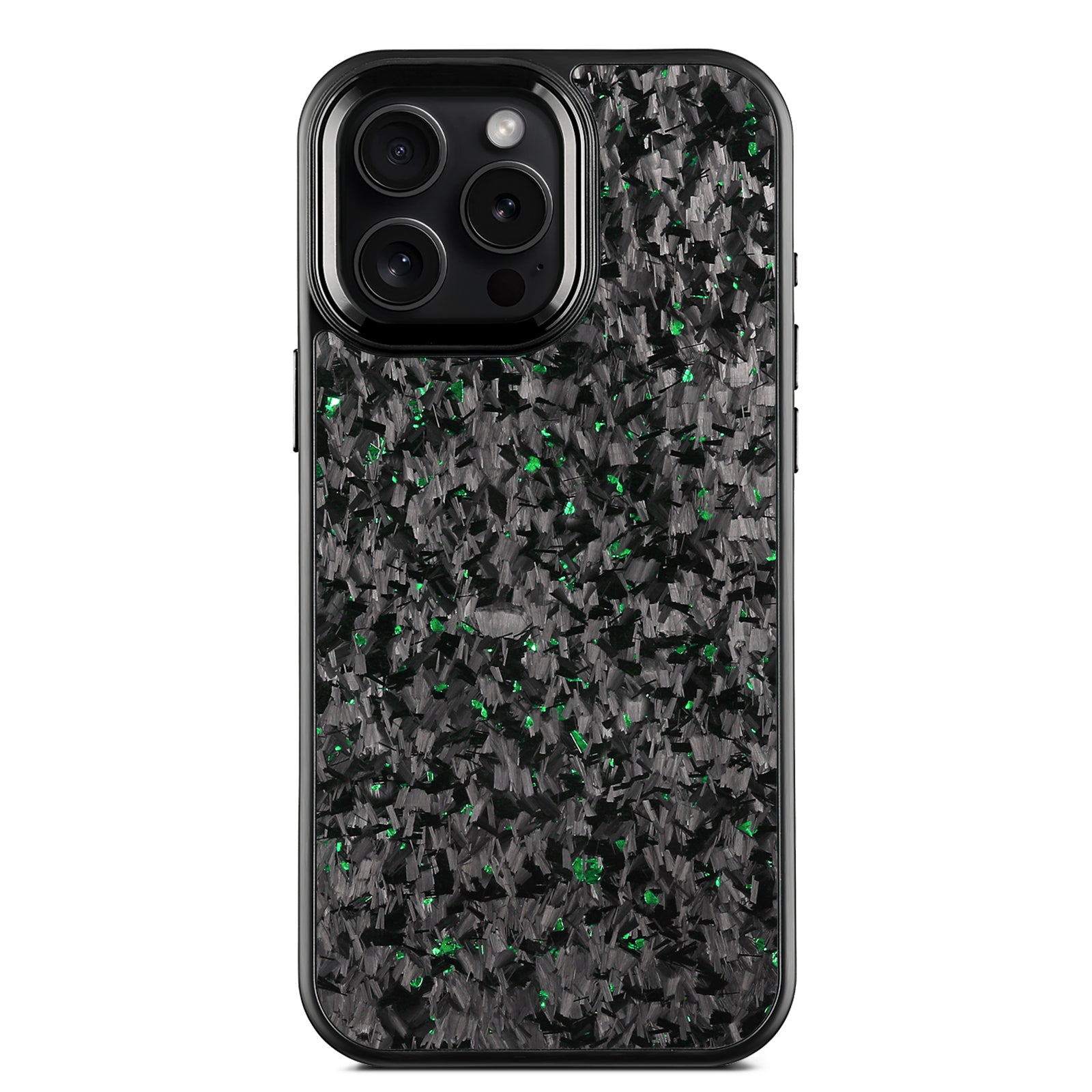 Luxury Gloss Real Carbon Fiber Armor Cover for IPhone 16 Pro Max 15 14 13 12 Case Wireless Charge Forged Fiber Cover