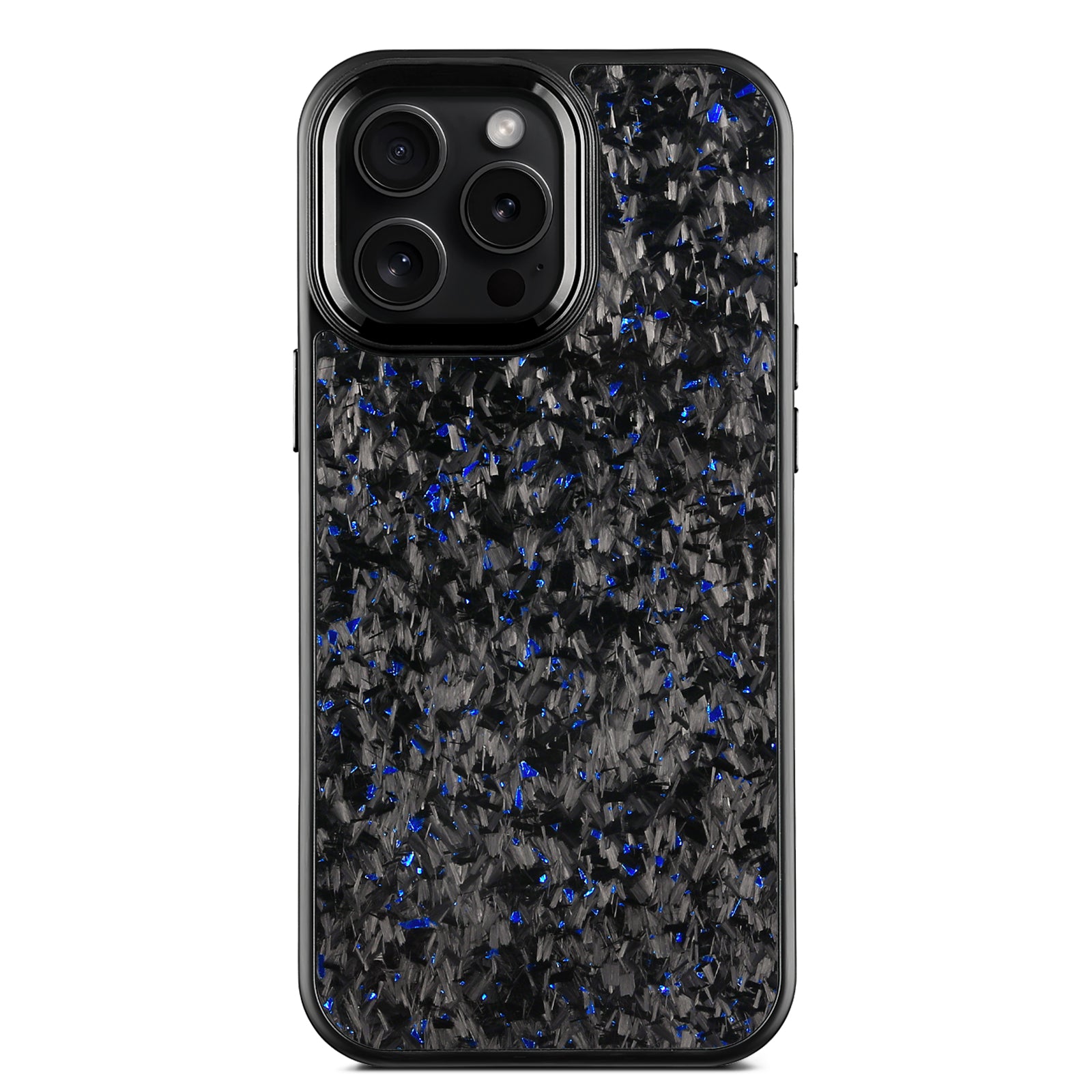 Luxury Gloss Real Carbon Fiber Armor Cover for IPhone 16 Pro Max 15 14 13 12 Case Wireless Charge Forged Fiber Cover