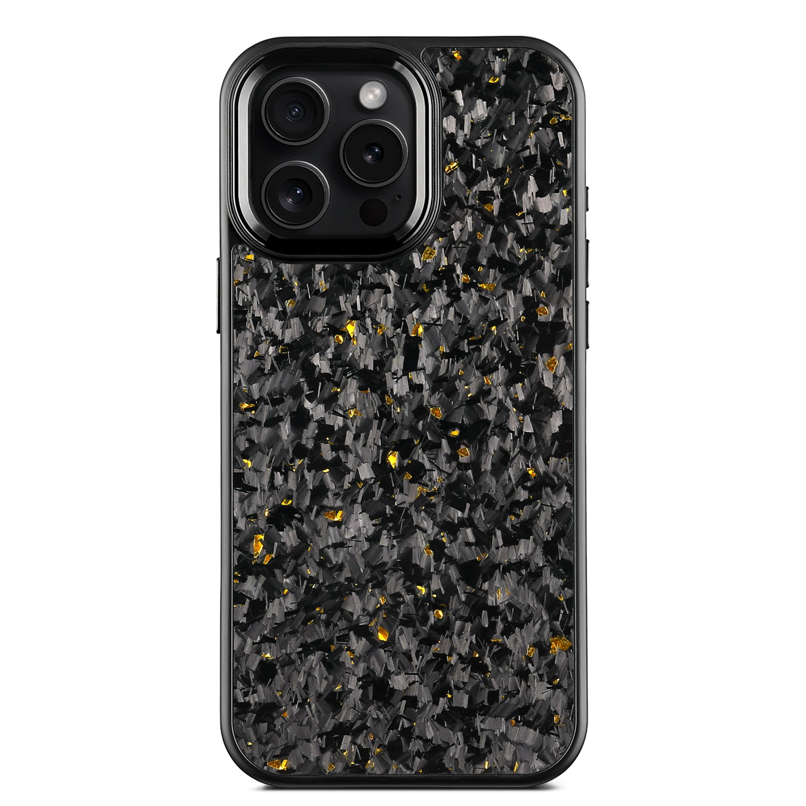Luxury Gloss Real Carbon Fiber Armor Cover for IPhone 16 Pro Max 15 14 13 12 Case Wireless Charge Forged Fiber Cover