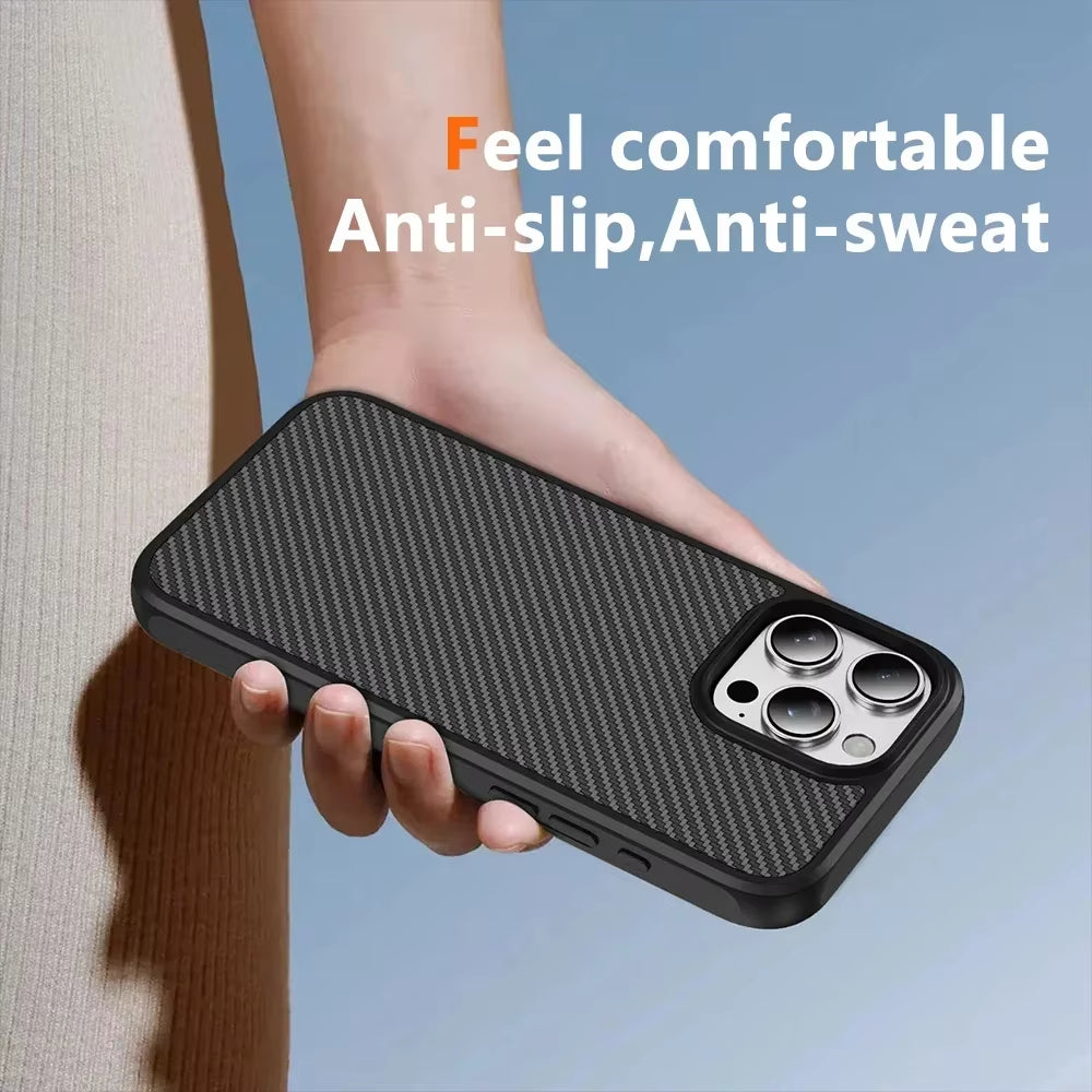Twill 6K High-strength Kevlar Carbon Fiber Phone Case
