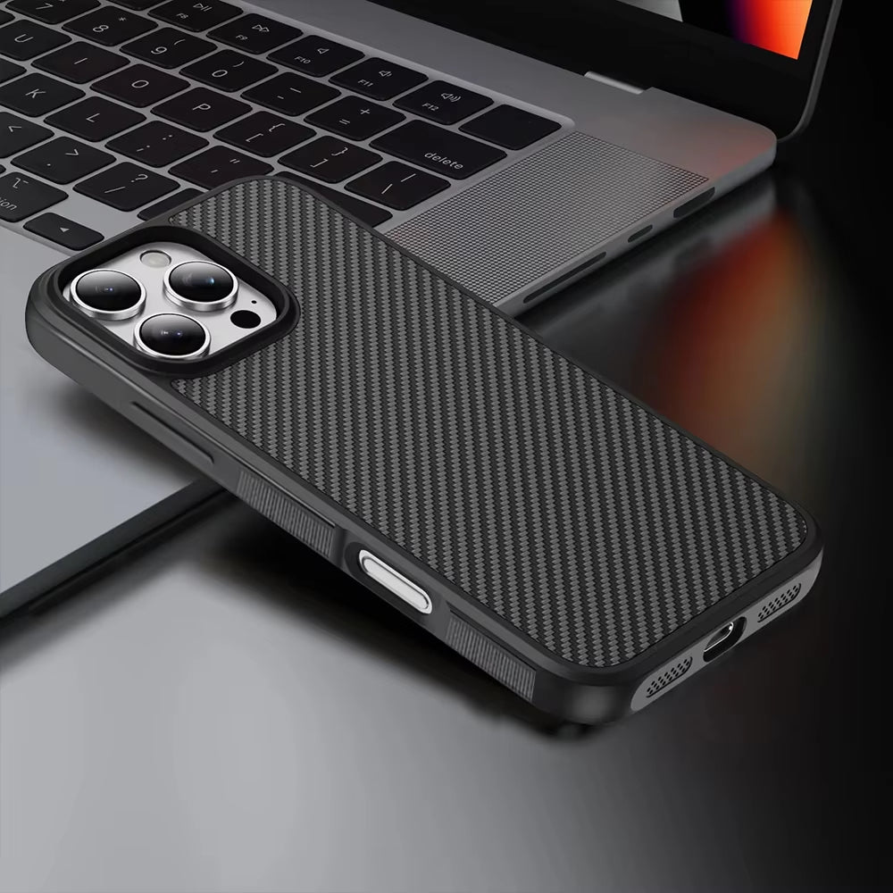 Twill 6K High-strength Kevlar Carbon Fiber Phone Case