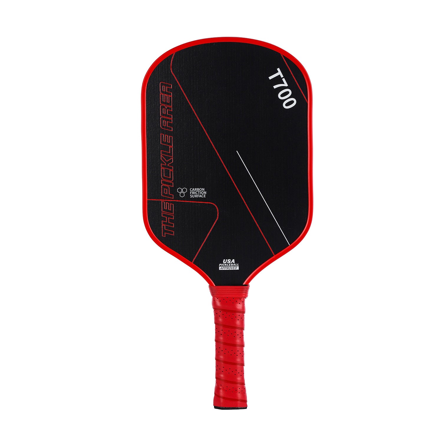 Professional T700 Carbon Fiber Pickleball Paddle Simple Lines USAPA Approved