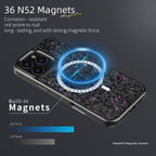 Luxury Gloss Real Carbon Fiber Armor Cover for IPhone 16 Pro Max 15 14 13 12 Case Wireless Charge Forged Fiber Cover