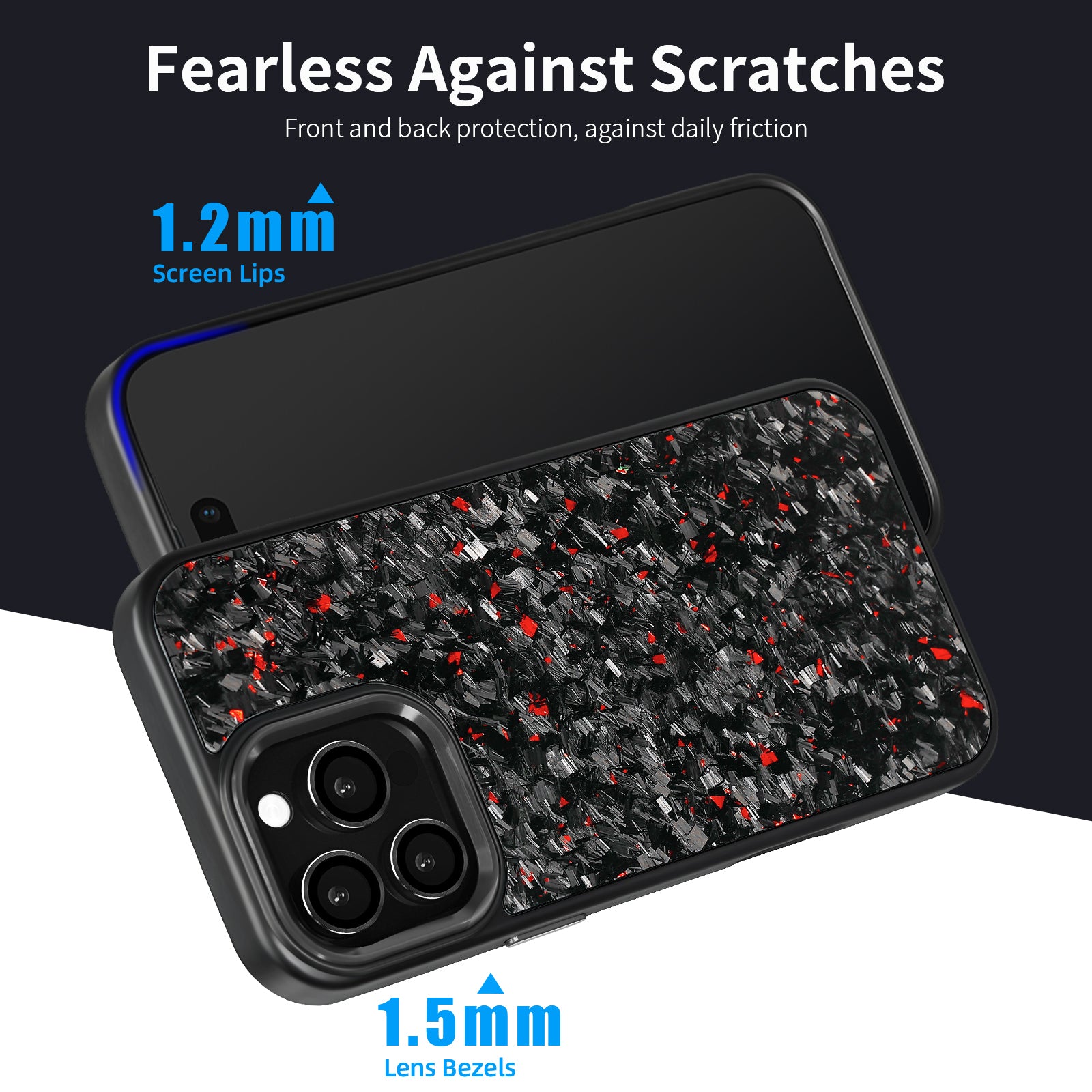 Luxury Gloss Real Carbon Fiber Armor Cover for IPhone 16 Pro Max 15 14 13 12 Case Wireless Charge Forged Fiber Cover