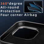 Luxury Gloss Real Carbon Fiber Armor Cover for IPhone 16 Pro Max 15 14 13 12 Case Wireless Charge Forged Fiber Cover