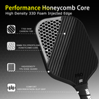Cool Skull Design TOP Pickleball Paddle Premium Fiberglass Graphite Surface Pro Spin Paddle USAPA Approved