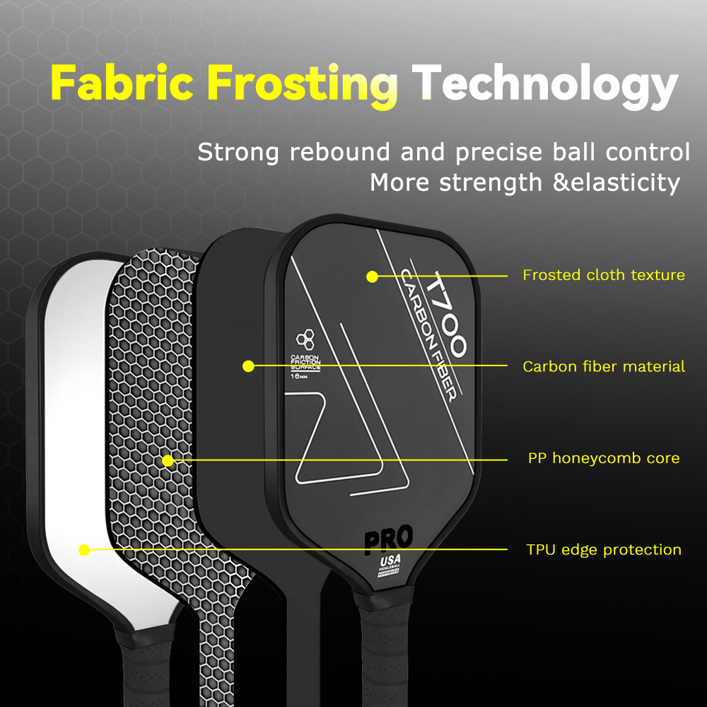 Cool Skull Design TOP Pickleball Paddle Premium Fiberglass Graphite Surface Pro Spin Paddle USAPA Approved