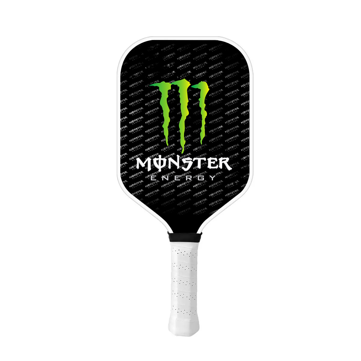 Monster E-Energy Design Fiberglass Graphite Surface Pickleball Paddle USAPA Approved