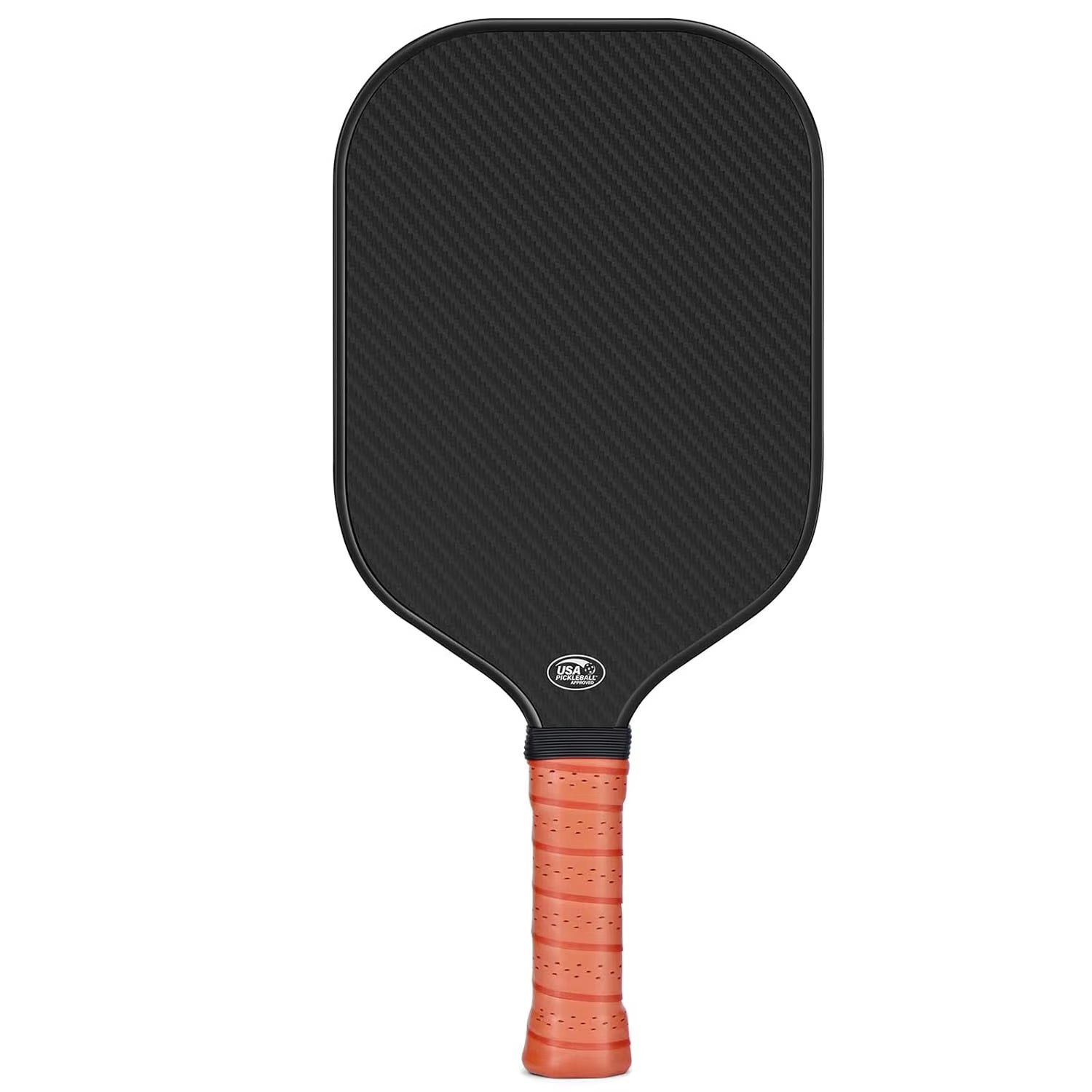 Professional T700 Carbon Fiber Pickleball Paddle USAPA Approved Sandblasted Surface Elongated Grip Pro Spin Paddle with Bag