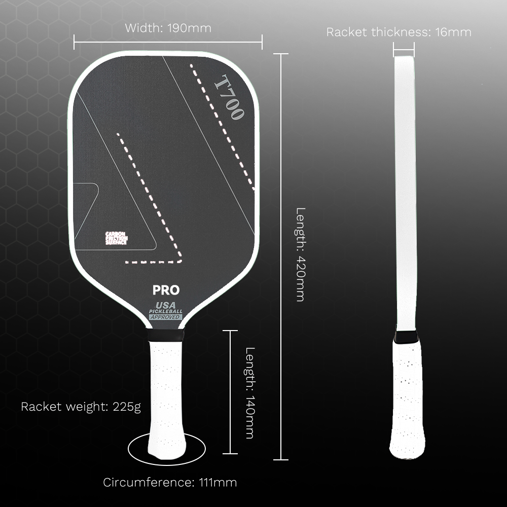 Design Blue Stripe S-Stussy Pickleball Paddle Fiberglass Graphite Surface USAPA Approved