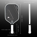 Animal Tiger Bee T700 Fiberglass Graphite Surface Fiber Pickleball Paddle USAPA Approved
