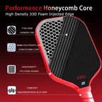 Original Design RedD Bull-L T700 Carbon Fiber Pickleball Paddle Set USAPA Approved