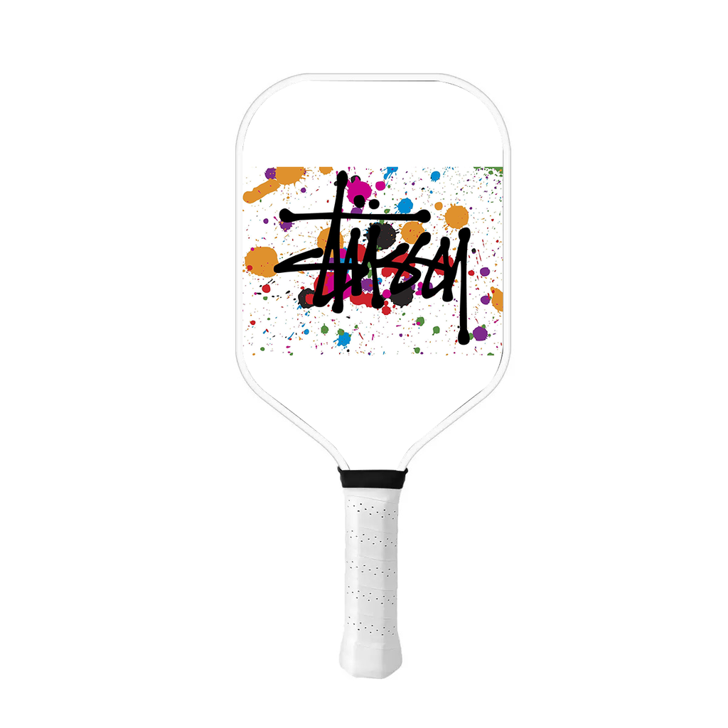 Design Blue Stripe S-Stussy Pickleball Paddle Fiberglass Graphite Surface USAPA Approved