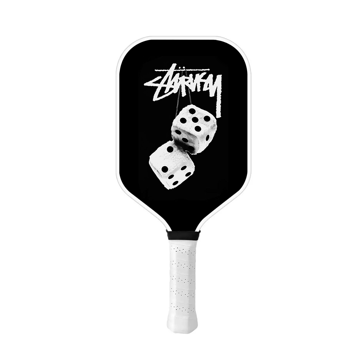 Design Blue Stripe S-Stussy Pickleball Paddle Fiberglass Graphite Surface USAPA Approved