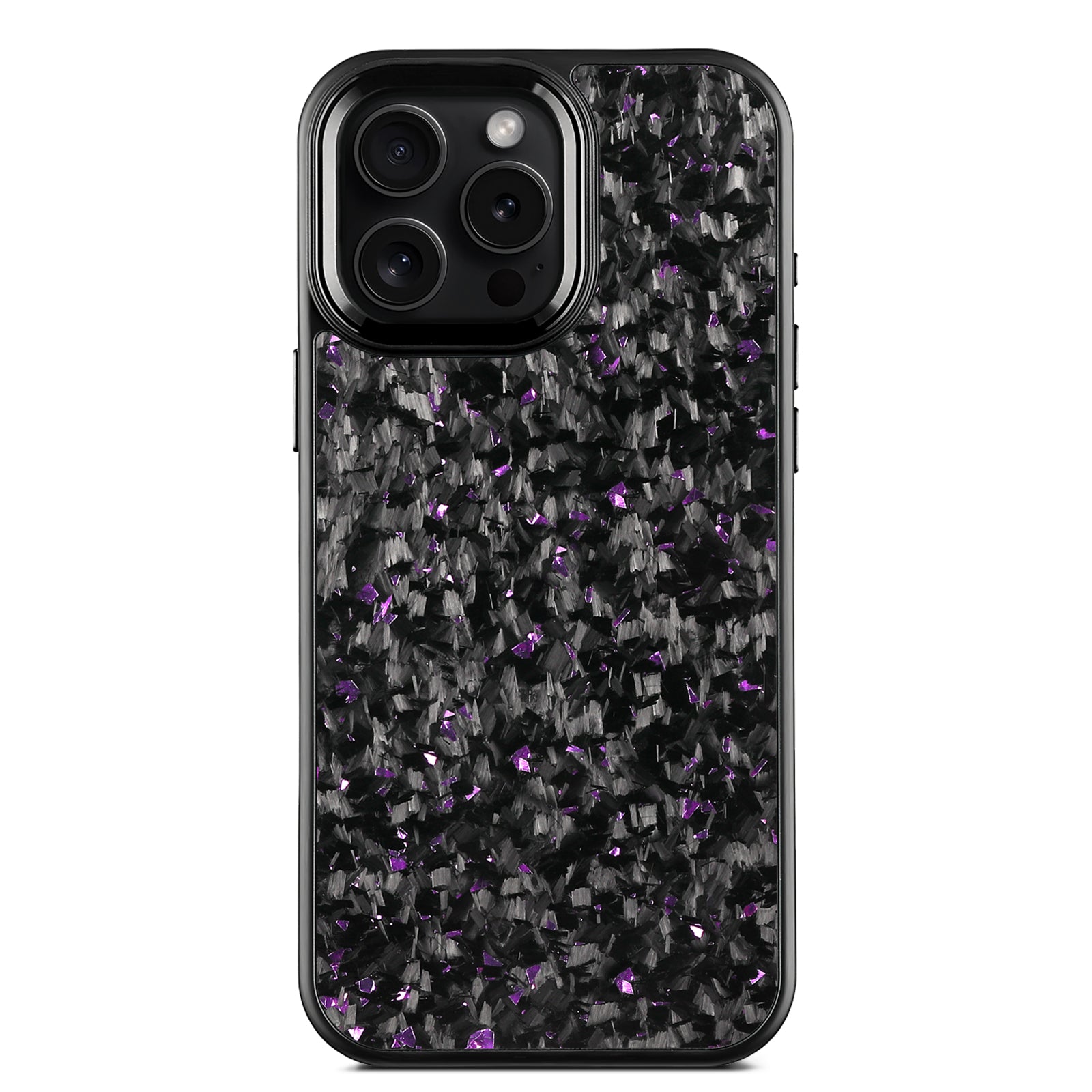 Luxury Gloss Real Carbon Fiber Armor Cover for IPhone 16 Pro Max 15 14 13 12 Case Wireless Charge Forged Fiber Cover