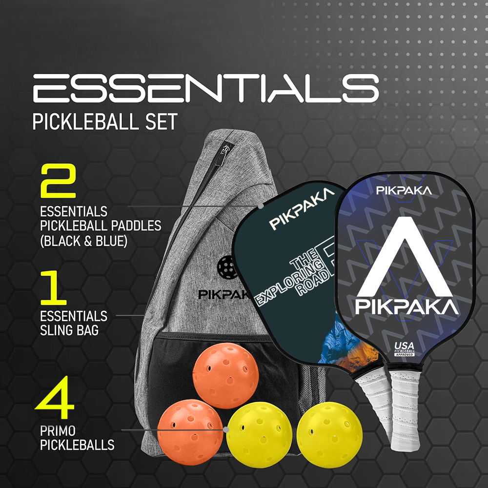PIKPAKA Custom Pickleball Paddles Set Fiberglass Graphite Surface Pickleball Racket