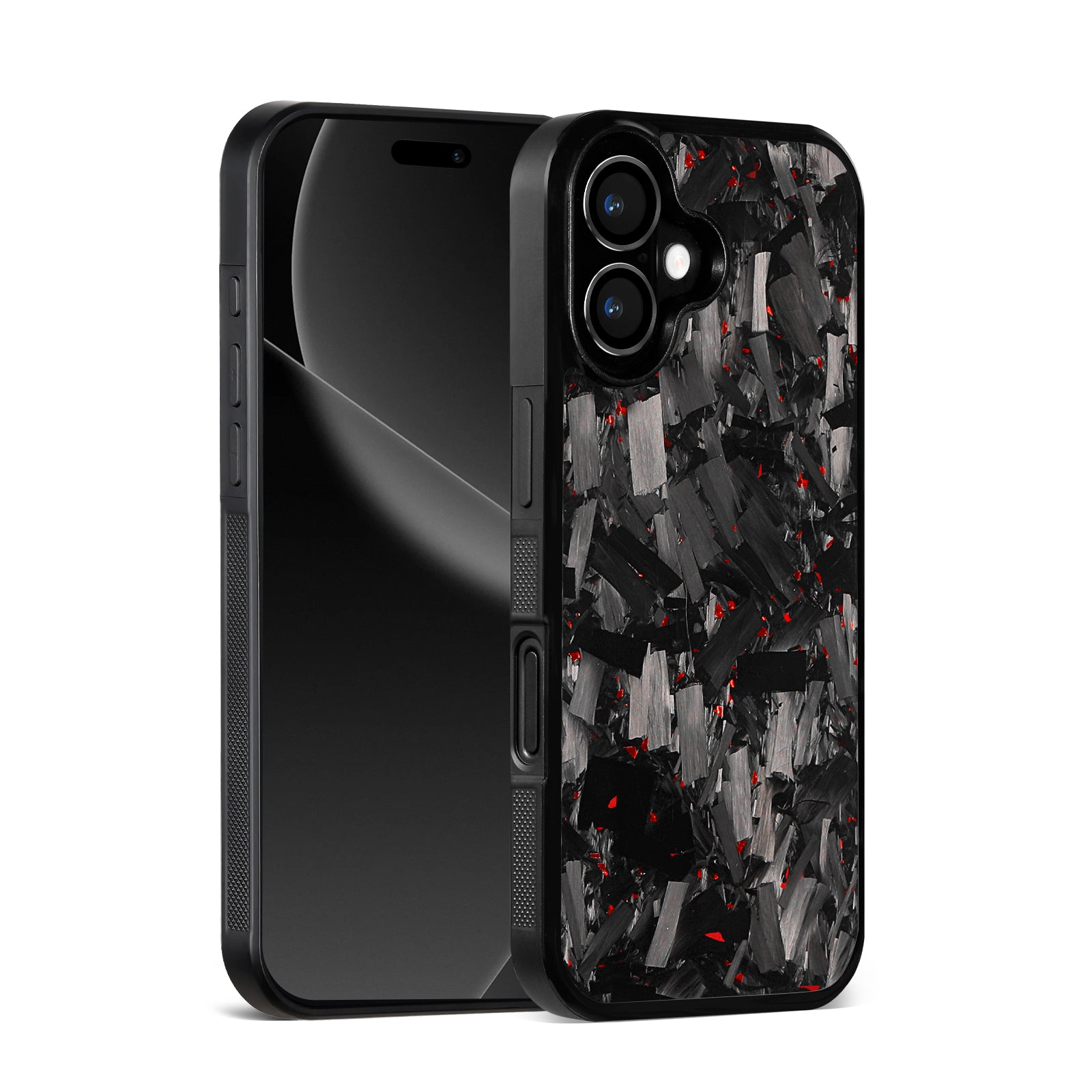 iPhone 17 Case Luxury Forged Textured Carbon Fiber MagneticMagSafe & Wireless Charging Protection Cover