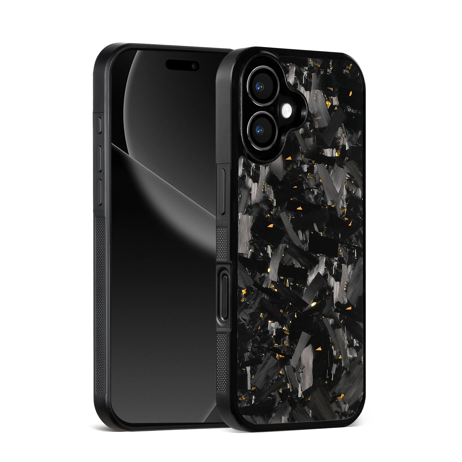 iPhone 17 Case Luxury Forged Textured Carbon Fiber MagneticMagSafe & Wireless Charging Protection Cover