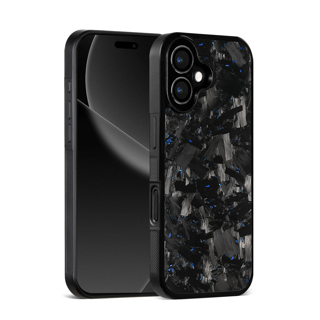 iPhone 17 Case Luxury Forged Textured Carbon Fiber MagneticMagSafe & Wireless Charging Protection Cover