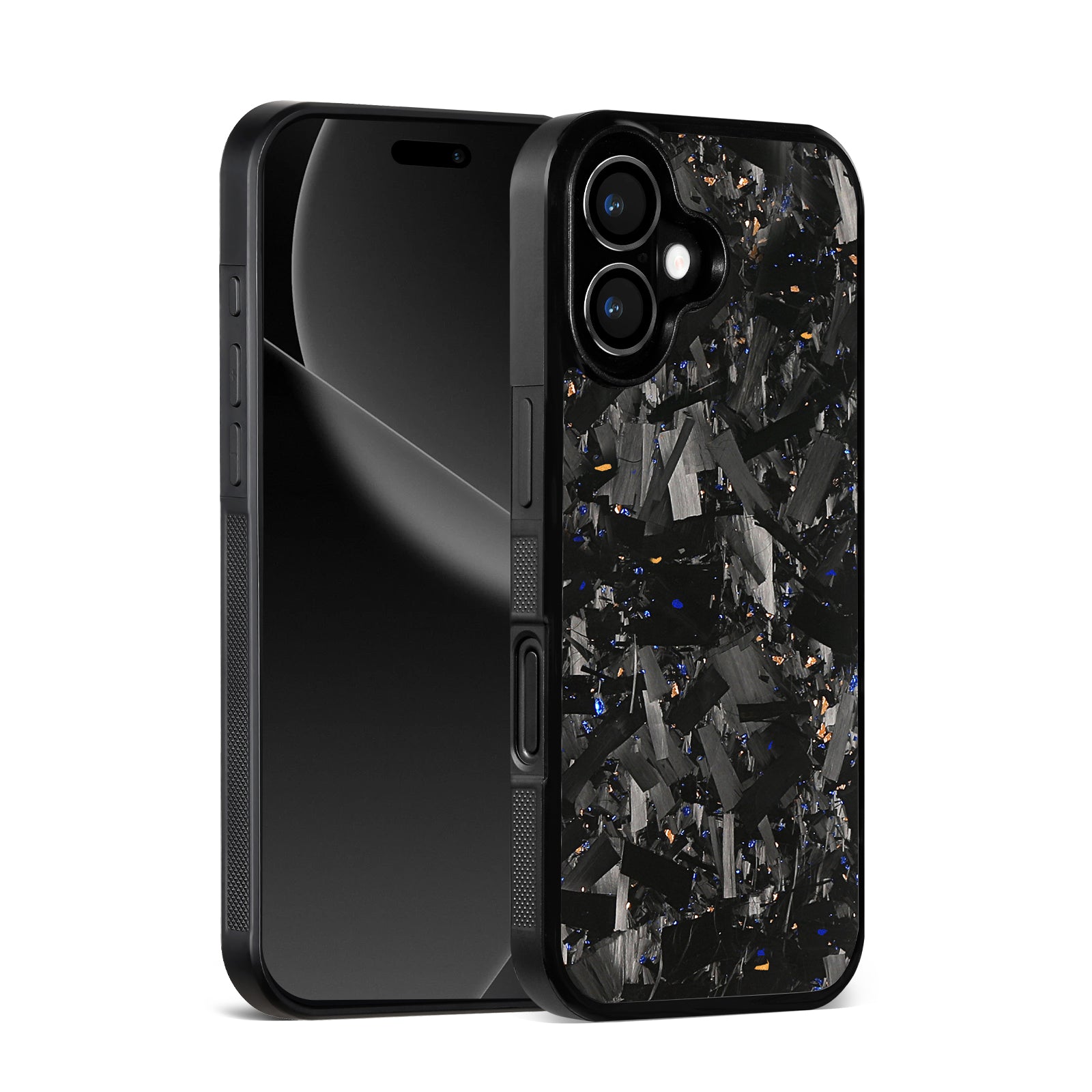 iPhone 17 Case Luxury Forged Textured Carbon Fiber MagneticMagSafe & Wireless Charging Protection Cover