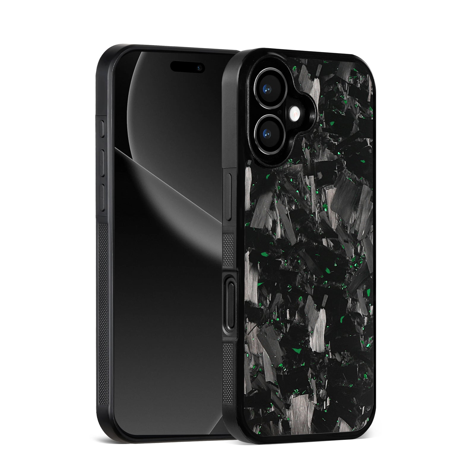 iPhone 17 Case Luxury Forged Textured Carbon Fiber MagneticMagSafe & Wireless Charging Protection Cover