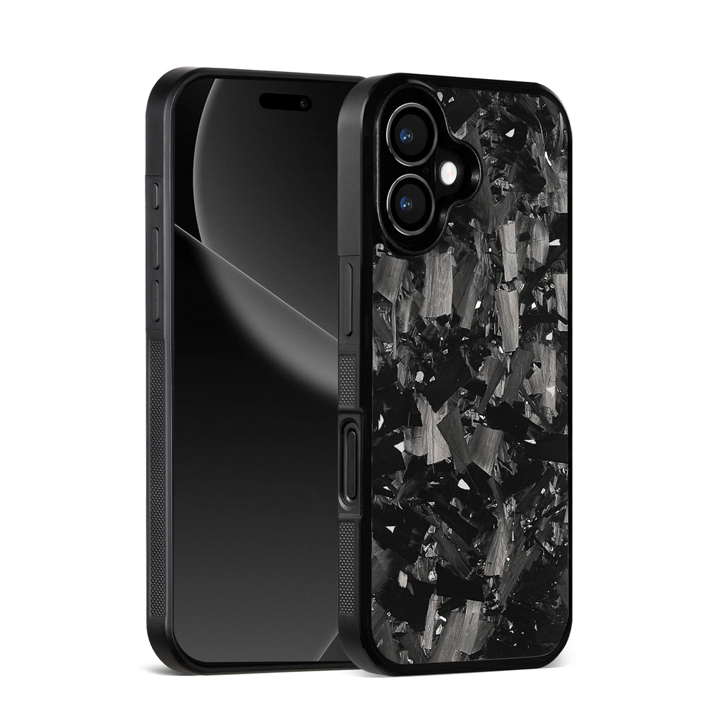 iPhone 17 Case Luxury Forged Textured Carbon Fiber MagneticMagSafe & Wireless Charging Protection Cover