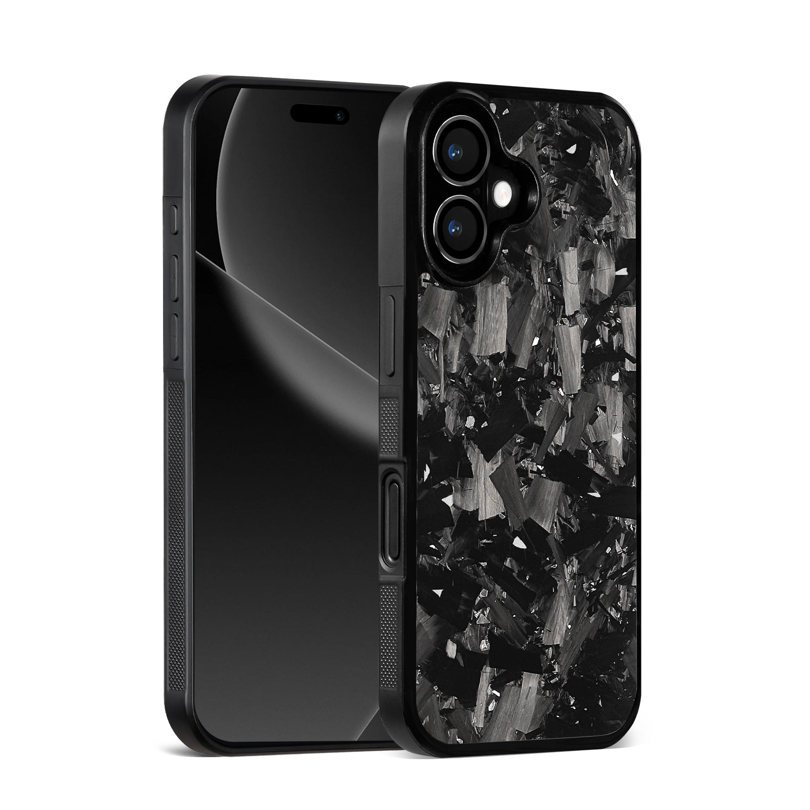 iPhone 17 Case Luxury Forged Textured Carbon Fiber MagneticMagSafe & Wireless Charging Protection Cover