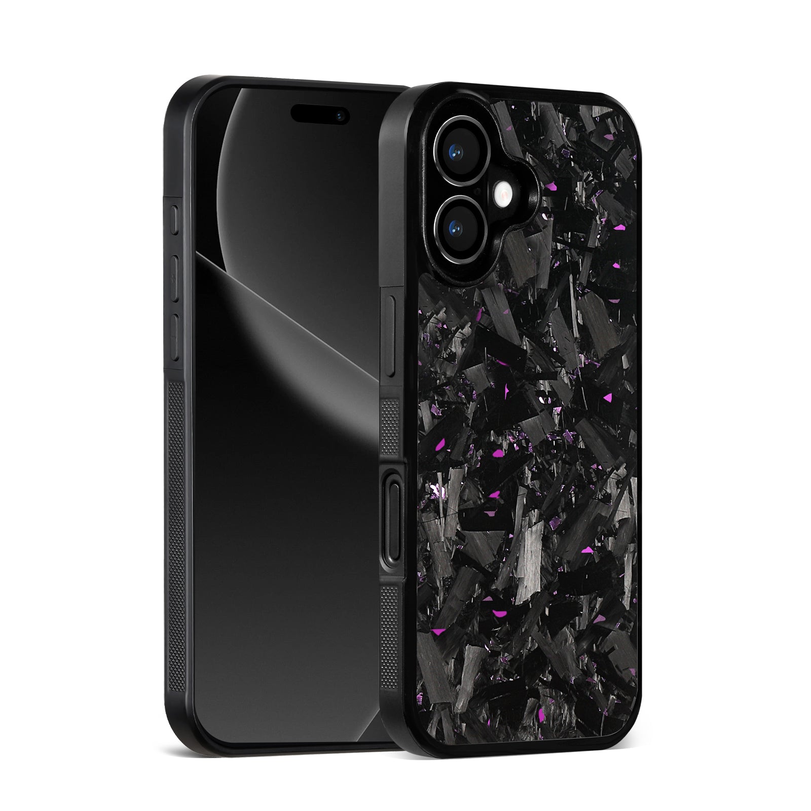 iPhone 17 Case Luxury Forged Textured Carbon Fiber MagneticMagSafe & Wireless Charging Protection Cover