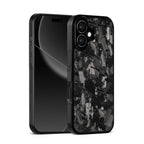 iPhone 17 Case Luxury Forged Textured Carbon Fiber MagneticMagSafe & Wireless Charging Protection Cover