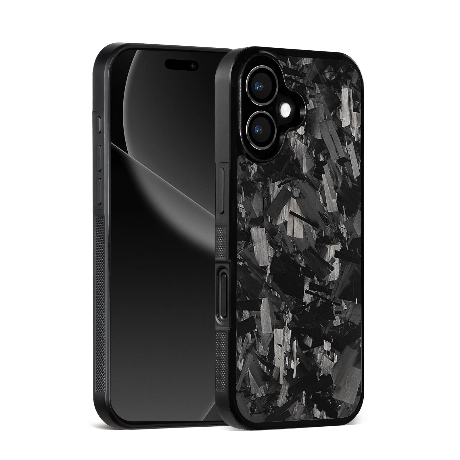 iPhone 17 Case Luxury Forged Textured Carbon Fiber MagneticMagSafe & Wireless Charging Protection Cover