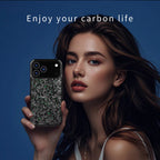 Premium Forged Carbon Fiber iPhone 17 Case | Magnetic, MagSafe & Wireless Charging