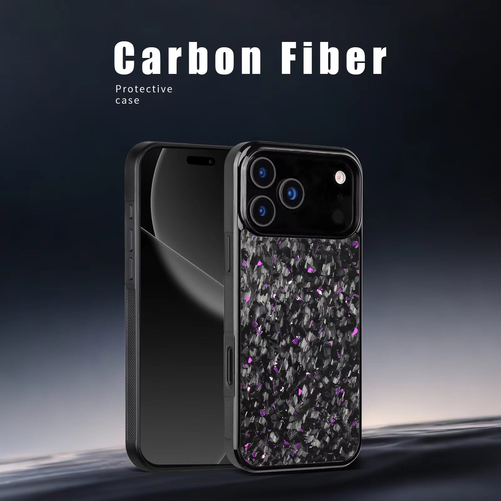 Premium Forged Carbon Fiber iPhone 17 Case | Magnetic, MagSafe & Wireless Charging