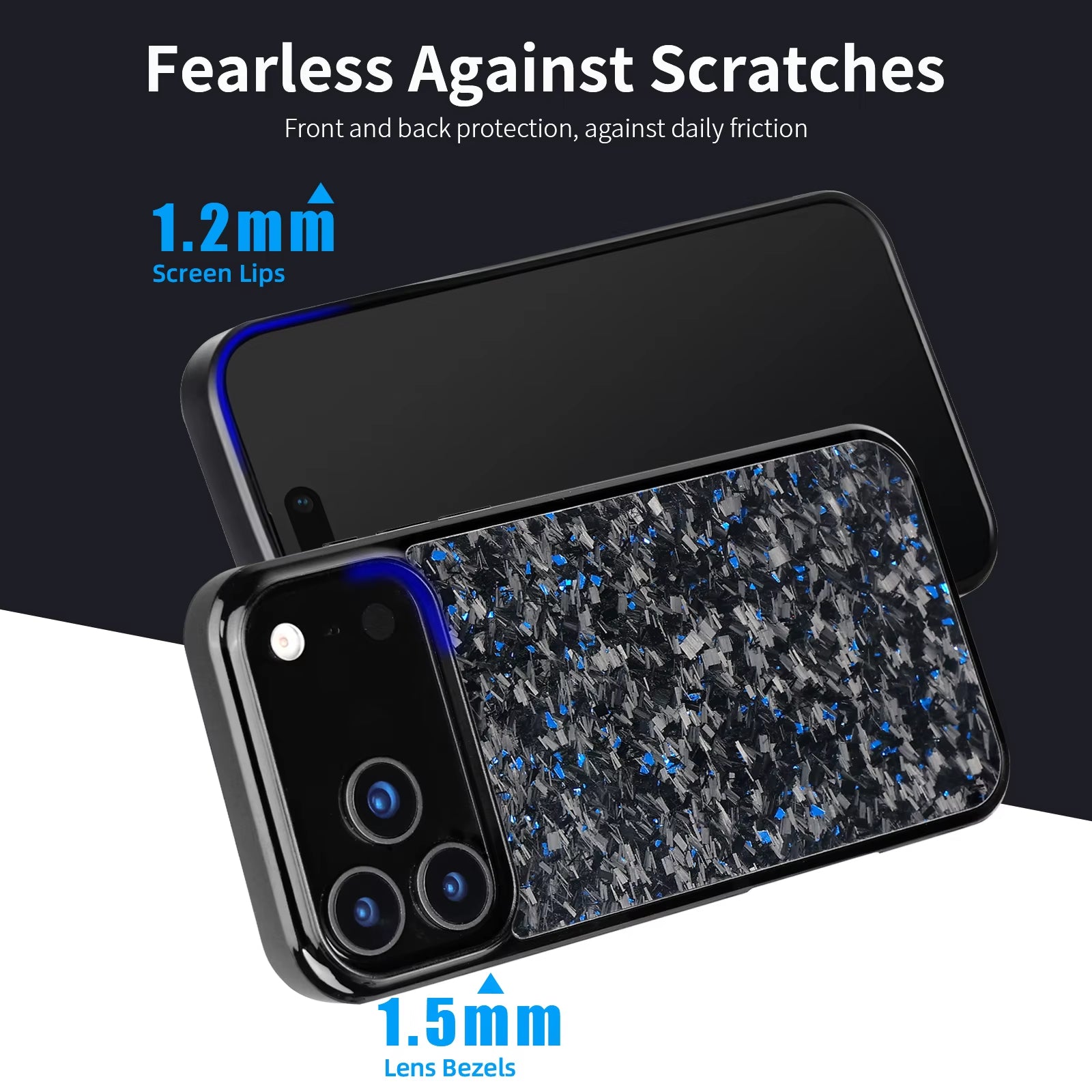 Premium Forged Carbon Fiber iPhone 17 Case | Magnetic, MagSafe & Wireless Charging