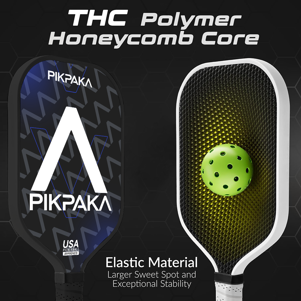 PIKPAKA Personalized Pickleball Paddle Fiberglass Graphite Surface Pickleball Racket